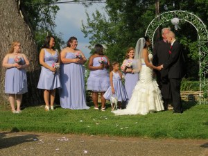 The female attendants.